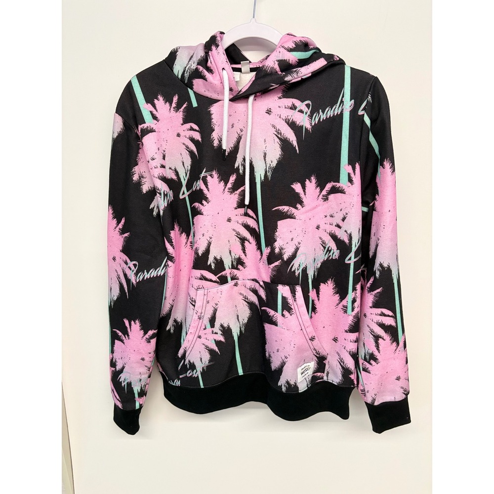 Vaporwave Skatecore Hoodie Paradise Lost WeSC Men M Women L Black Pink Synthwave
